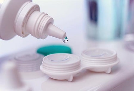 محلول لنز برای محافظت از لنز