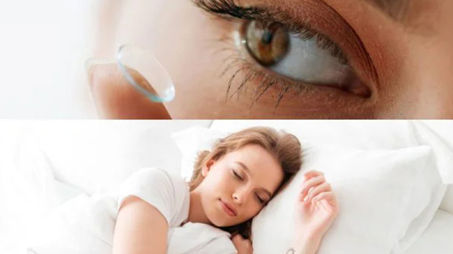 تأثیر خوابیدن با لنز تماسی بر اکسیژن رسانی قرنیه و خشکی چشم