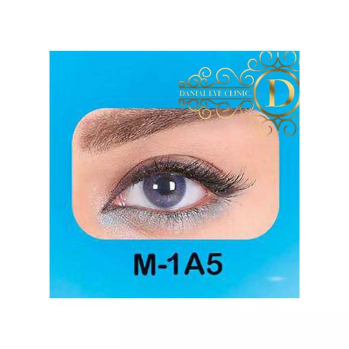 فروش لنز  M1A5 (آبی بدون دور)   بهمراه قیمت امروز لنز طبی و قیمت امروز لنز رنگی