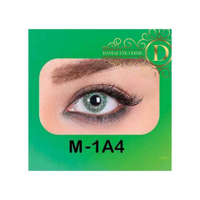 فروش لنز M1A4 (سبز بدون دور)   بهمراه قیمت امروز لنز طبی و قیمت امروز لنز رنگی