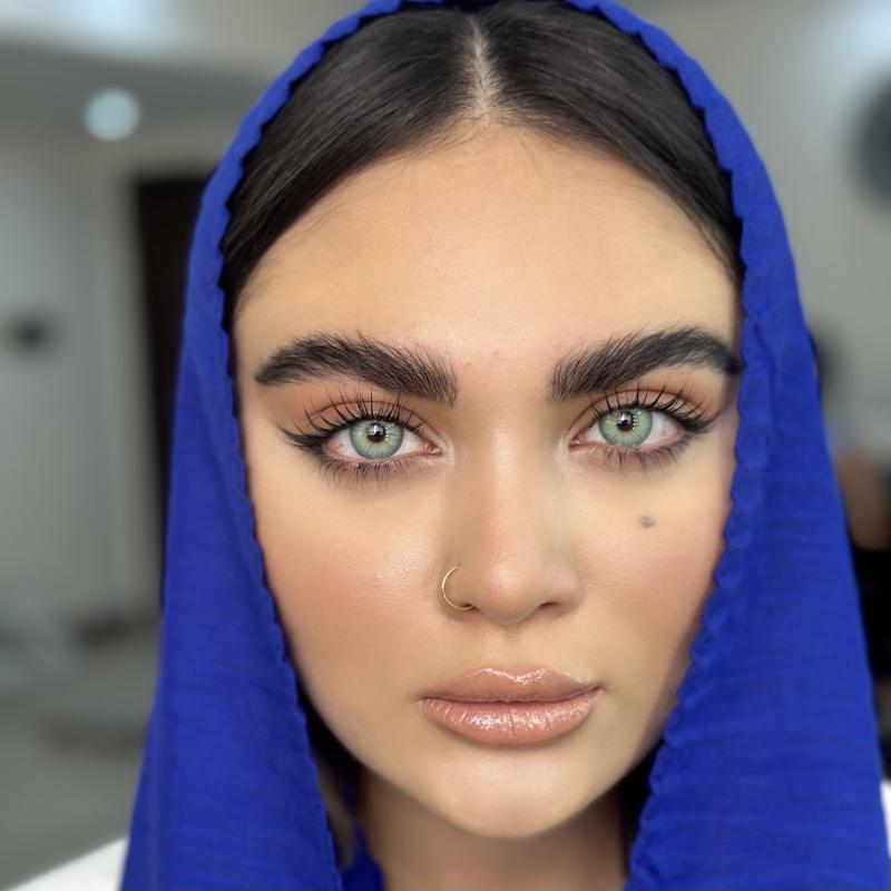 خرید لنز Barby Blue (سبز آبی عروسکی دوردار)