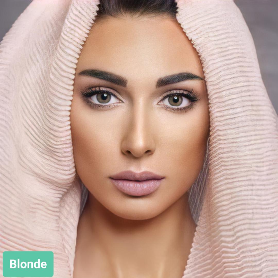 خرید Chicago Blonde (سبزطوسی عسلی دوردار)