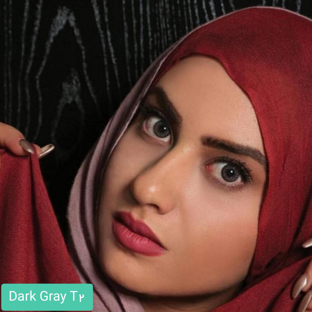فروش لنز Dark Gray T2(طوسی دوردار) برند الگانس بهمراه قیمت امروز لنز رنگی و قیمت امروز لنز طبی