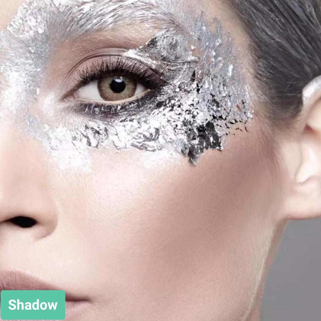  فروش لنز Shadow (عسلی خاکی دوردار)  برند آنستازیا بهمراه قیمت امروز لنز رنگی  و قیمت امروز لنز طبی