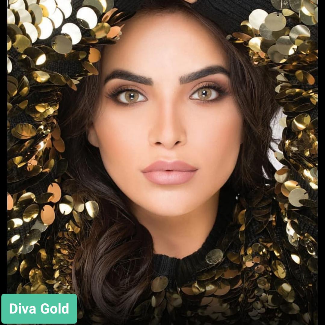 فروش Diva Gold (عسلی زیتونی بدون دور)
