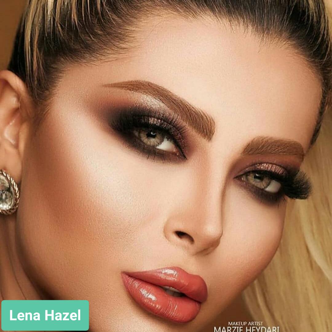 خرید Lena Hazel (عسلی طلایی دوردار)