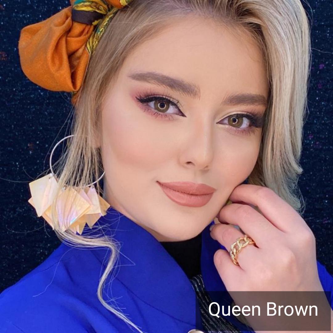 خرید Queen Brown (قهوه ای دور دار )