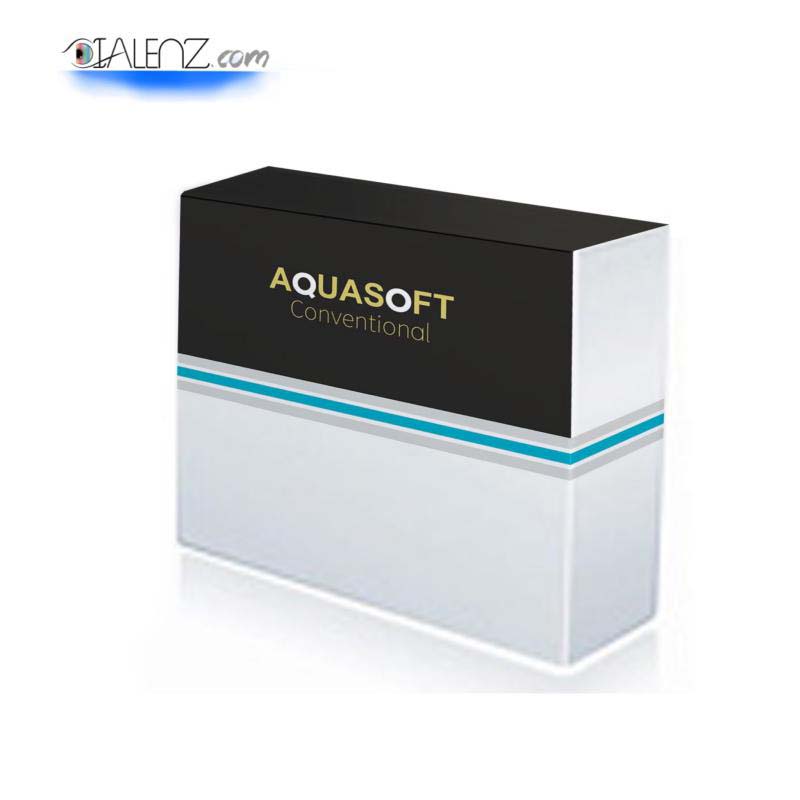 خرید و مشخصات لنز طبی رنگی سالانه آکواسافت سری لاکچری (Aquasoft)