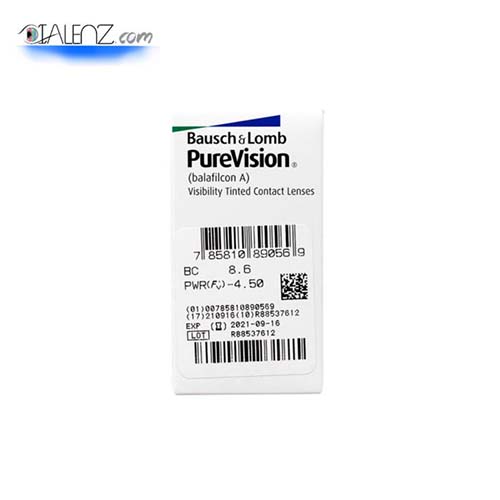 خرید و مشخصات لنز طبی فصلی پیورویژن (Purevision)