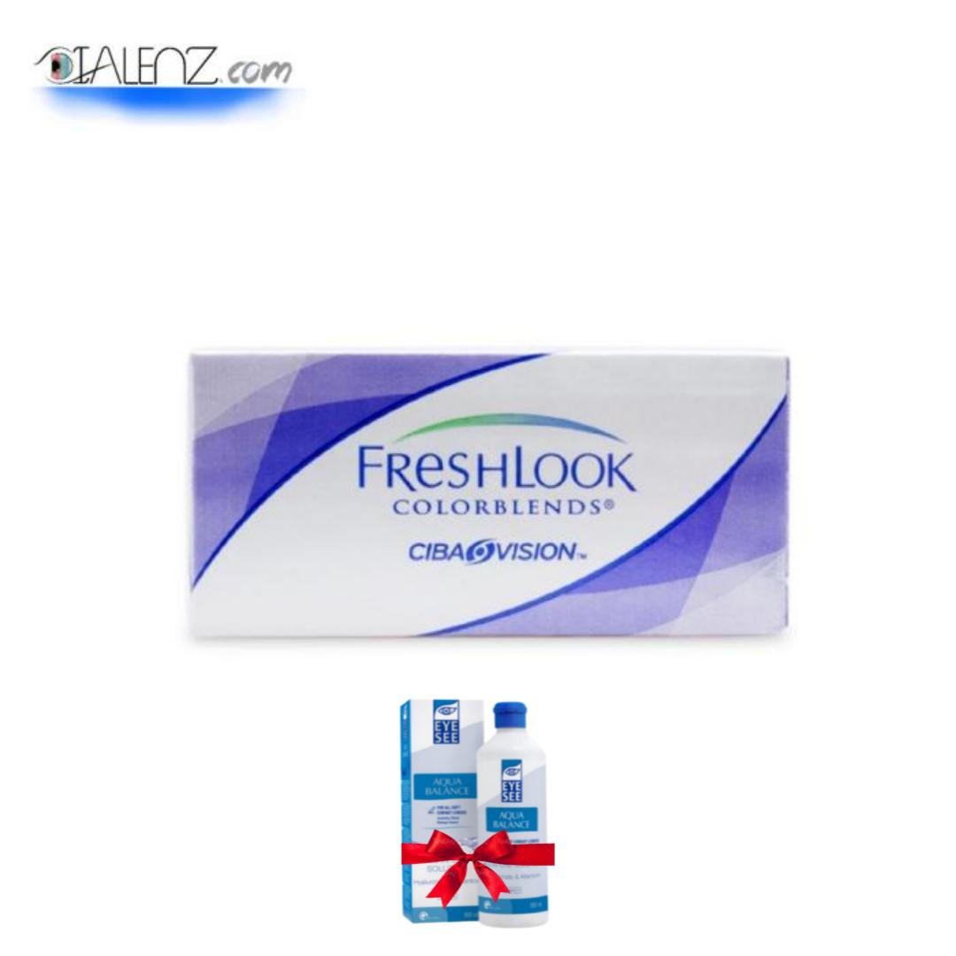 خرید و مشخصات لنز طبی رنگی فصلی فرشلوک (Freshlook Colorblend)