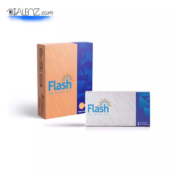 خرید و مشخصات لنز طبی رنگی فصلی فلش (Flash Elixor)