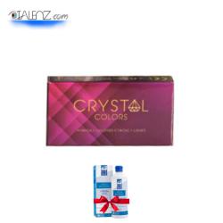 خرید  لنز رنگی فصلی کریستال (Crystal)
