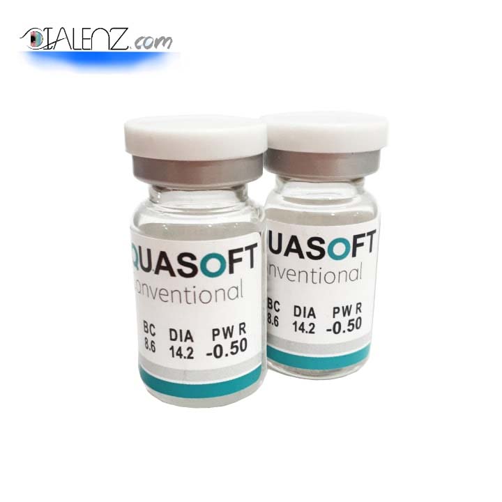 فروش و مشخصات لنز طبی رنگی سالانه آکواسافت (Aquasoft)