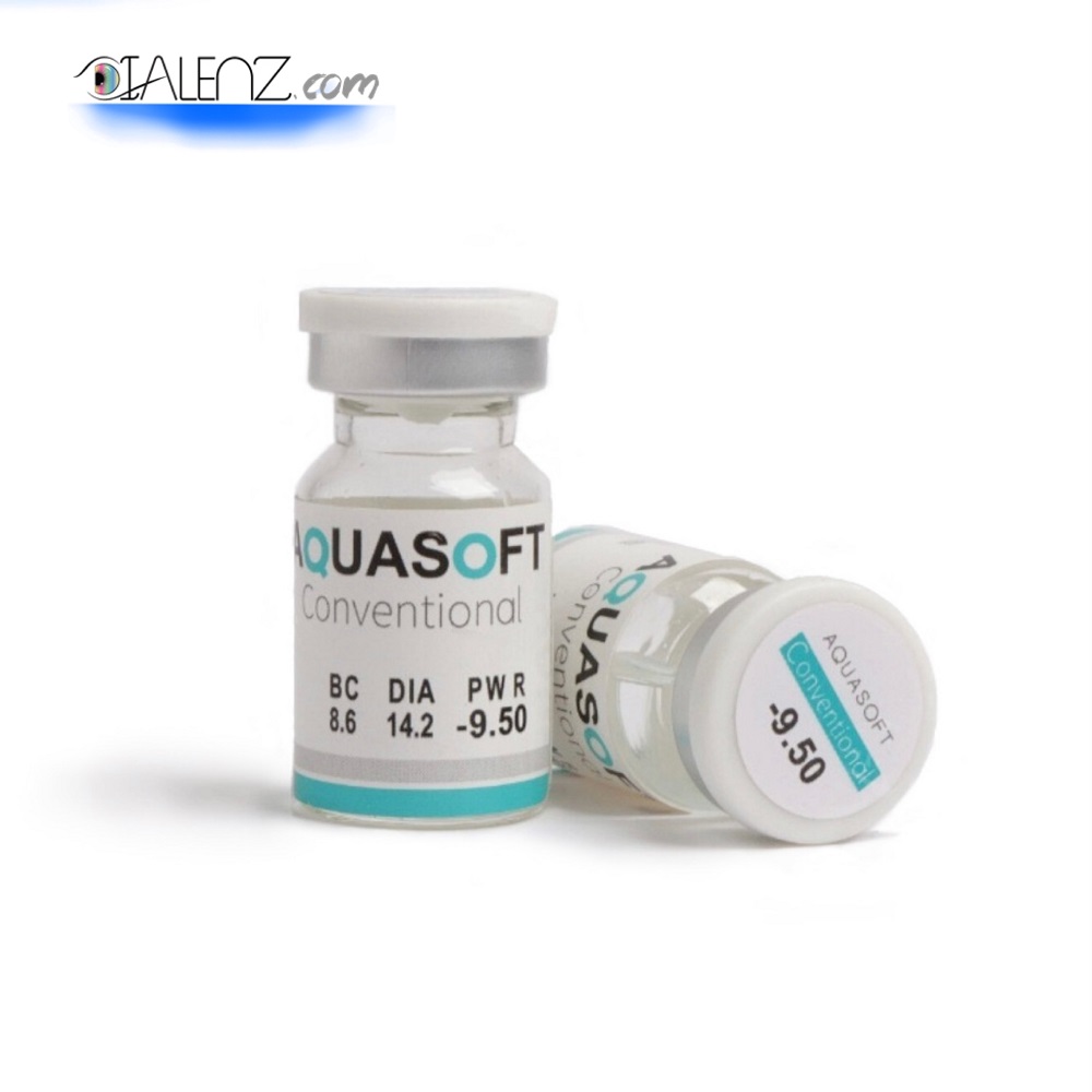 فروش و مشخصات لنز طبی رنگی سالانه آکواسافت سری لاکچری (Aquasoft)