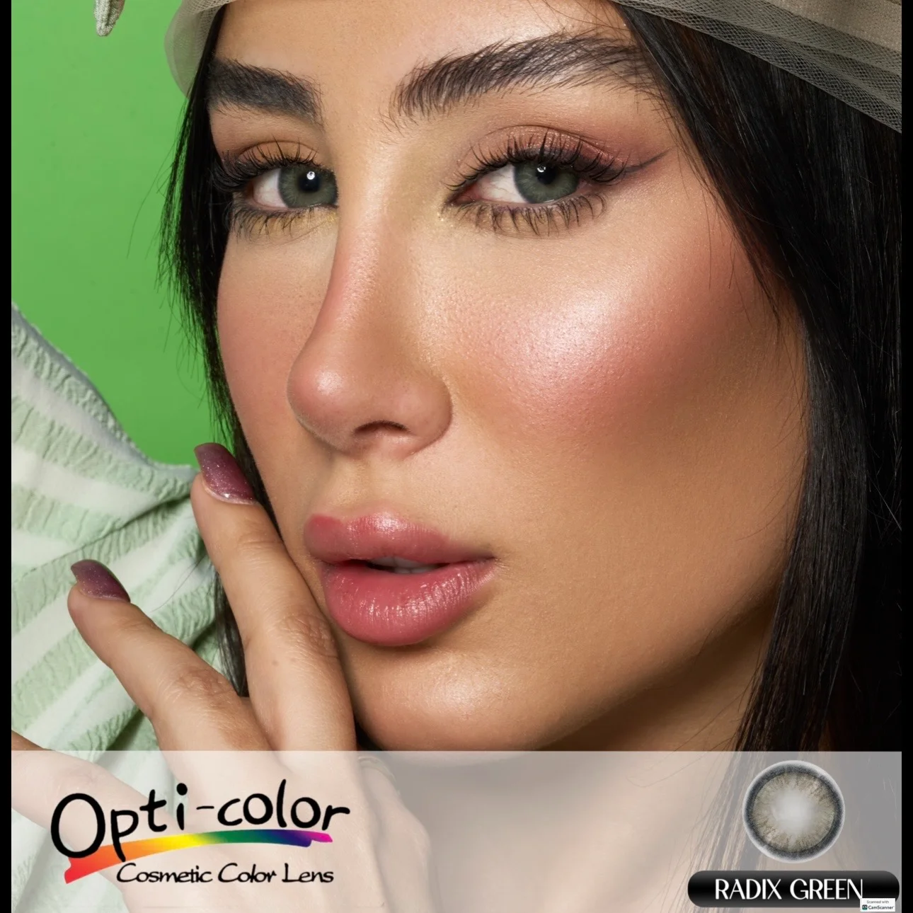 لنز رنگی سالانه اپتی کالر (Opti Color)