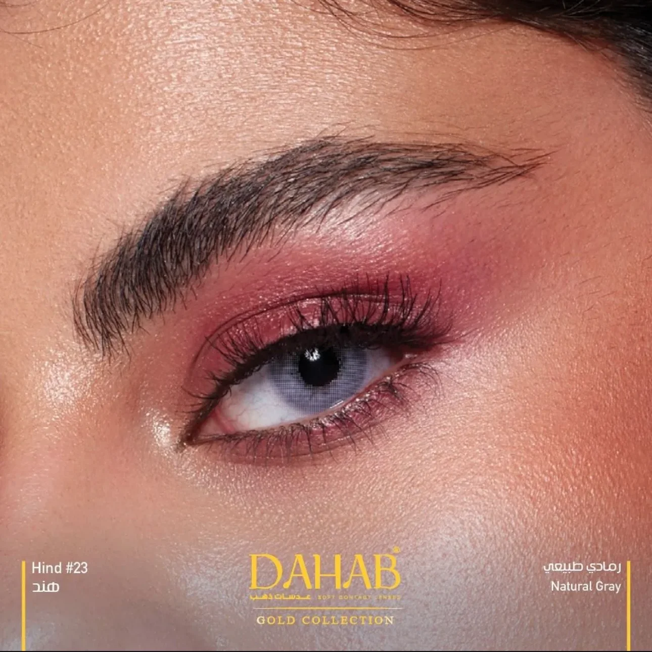 لنز رنگی سالانه دهب سری گلد (Dahab)